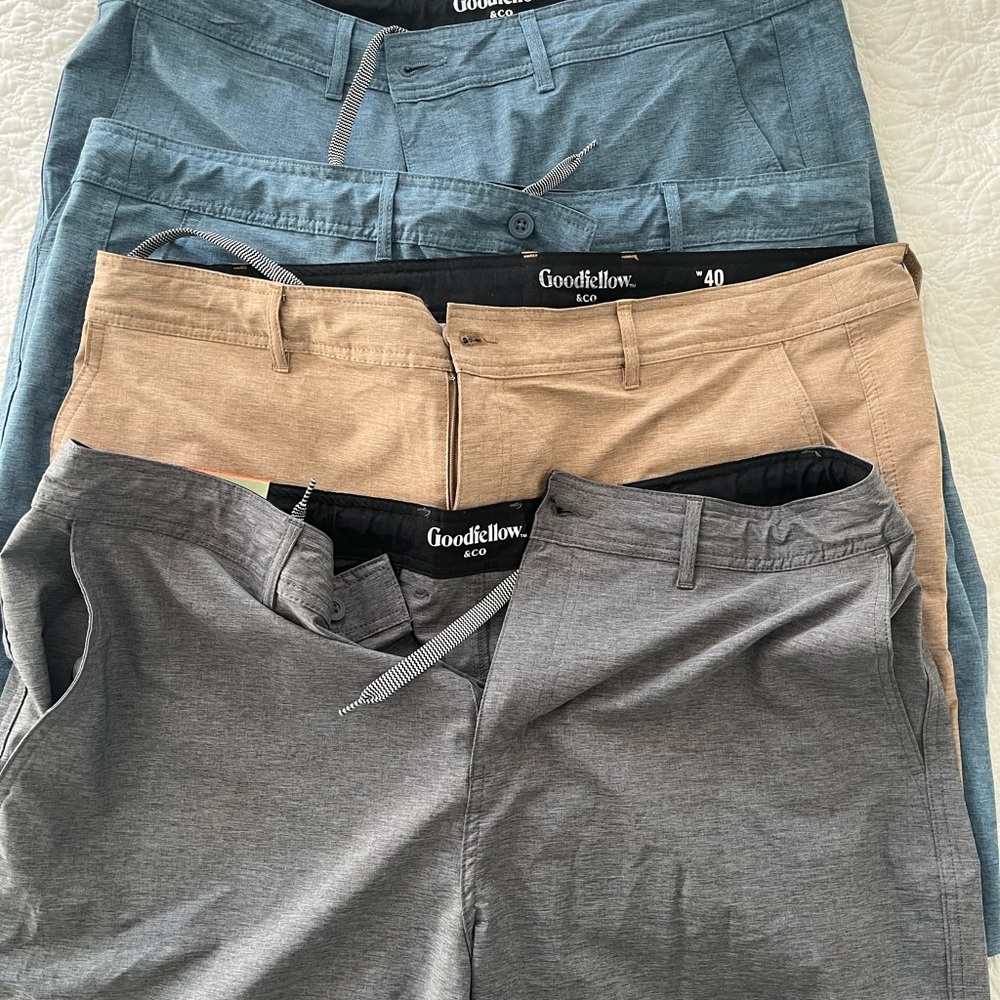 Goodfellow & Co Gray and Blue Chinos